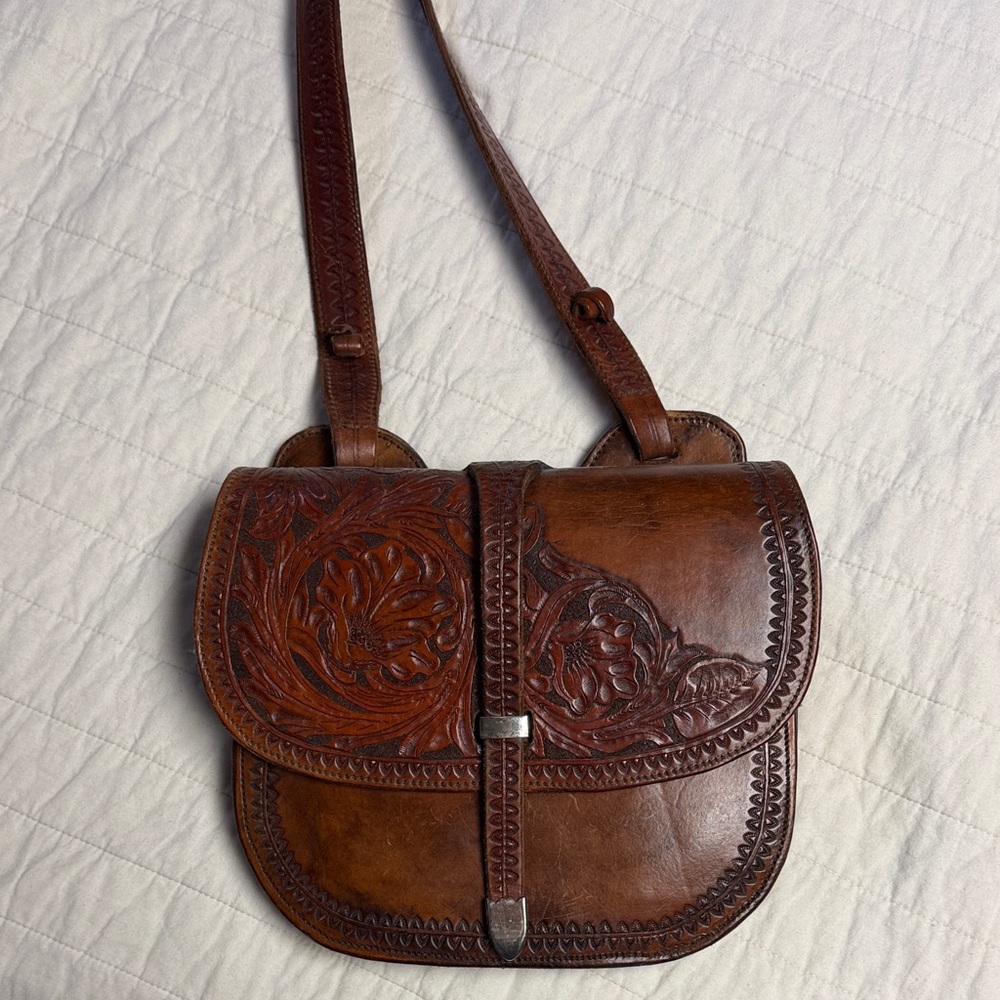 Vintage Western Detail Saddle Bag